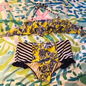 high waisted bathing suit 👙